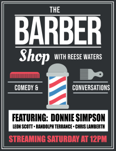 The Barbershop with Donnie Simpson flyer